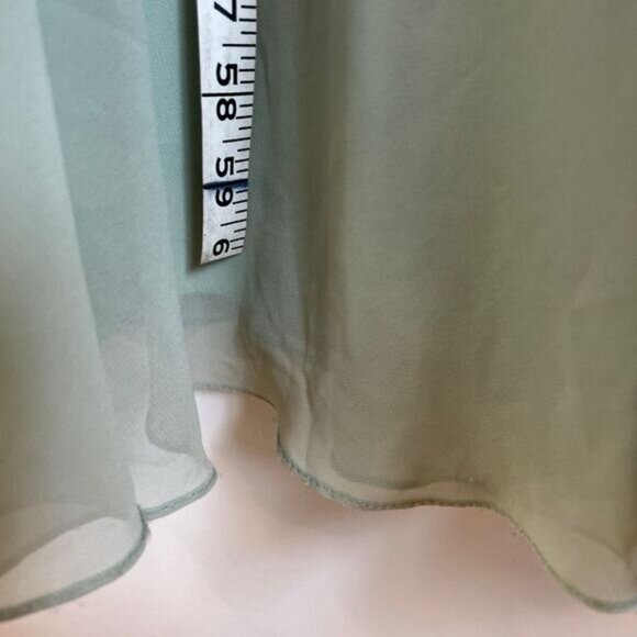 Azazie Mint Green Maxi Dress - Picture 9 of 16